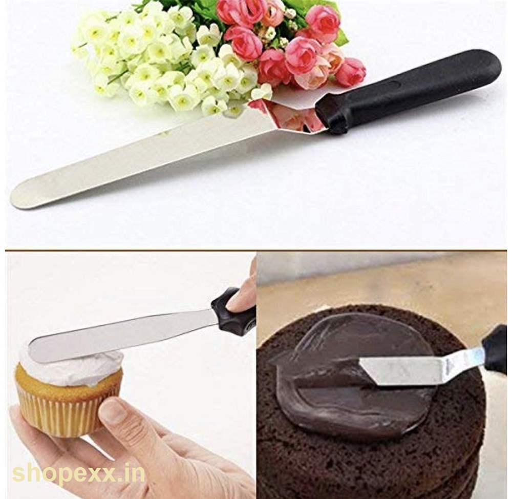 Baking Accessories Stainless Steel Cake Spatula Butter Cream Icing Frosting  Knife Smoother Kitchen Pastry Cake Decoration Tools
