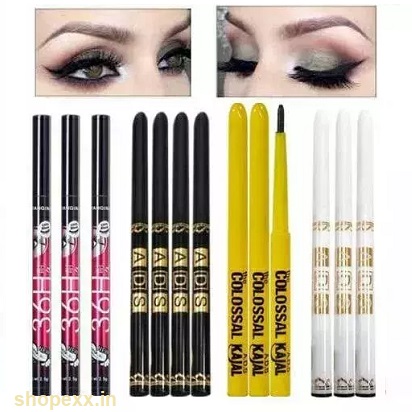 Black ADS Perfect Pencil Eye Liner, Gel, Packaging Size: 11 Pieces at Rs  36/pack in Gwalior